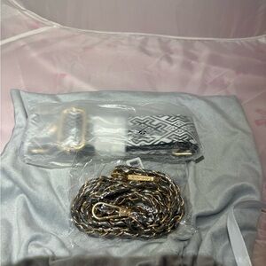 NEW:  Pom Pom London Pewter straps (both crossbody)